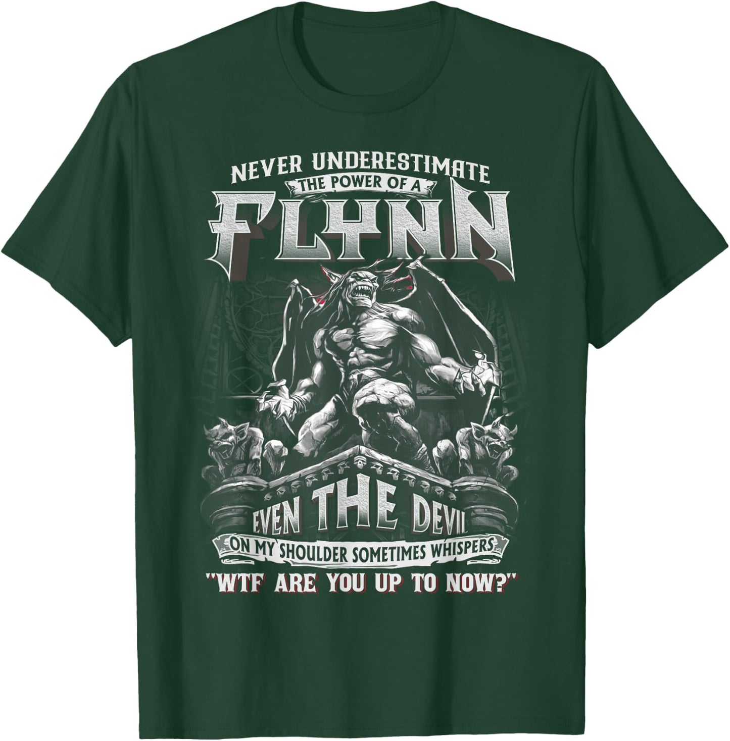 Flynn - Never Underestimate The Power Of A Flynn T-Shirt - T-Shirt | Forest