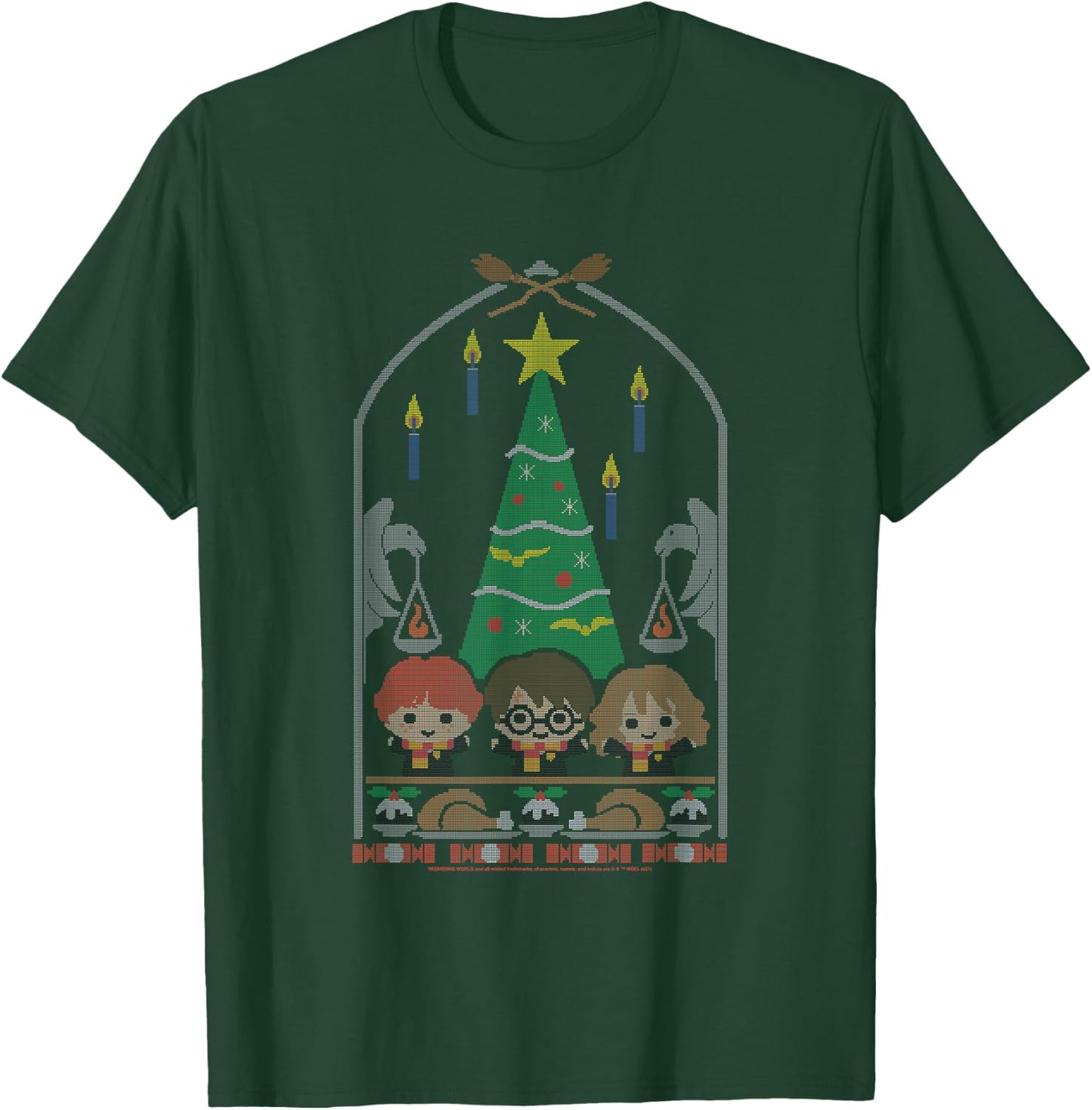 Harry Potter Christmas Dinner Christmas T-Shirt - T-Shirt | Forest