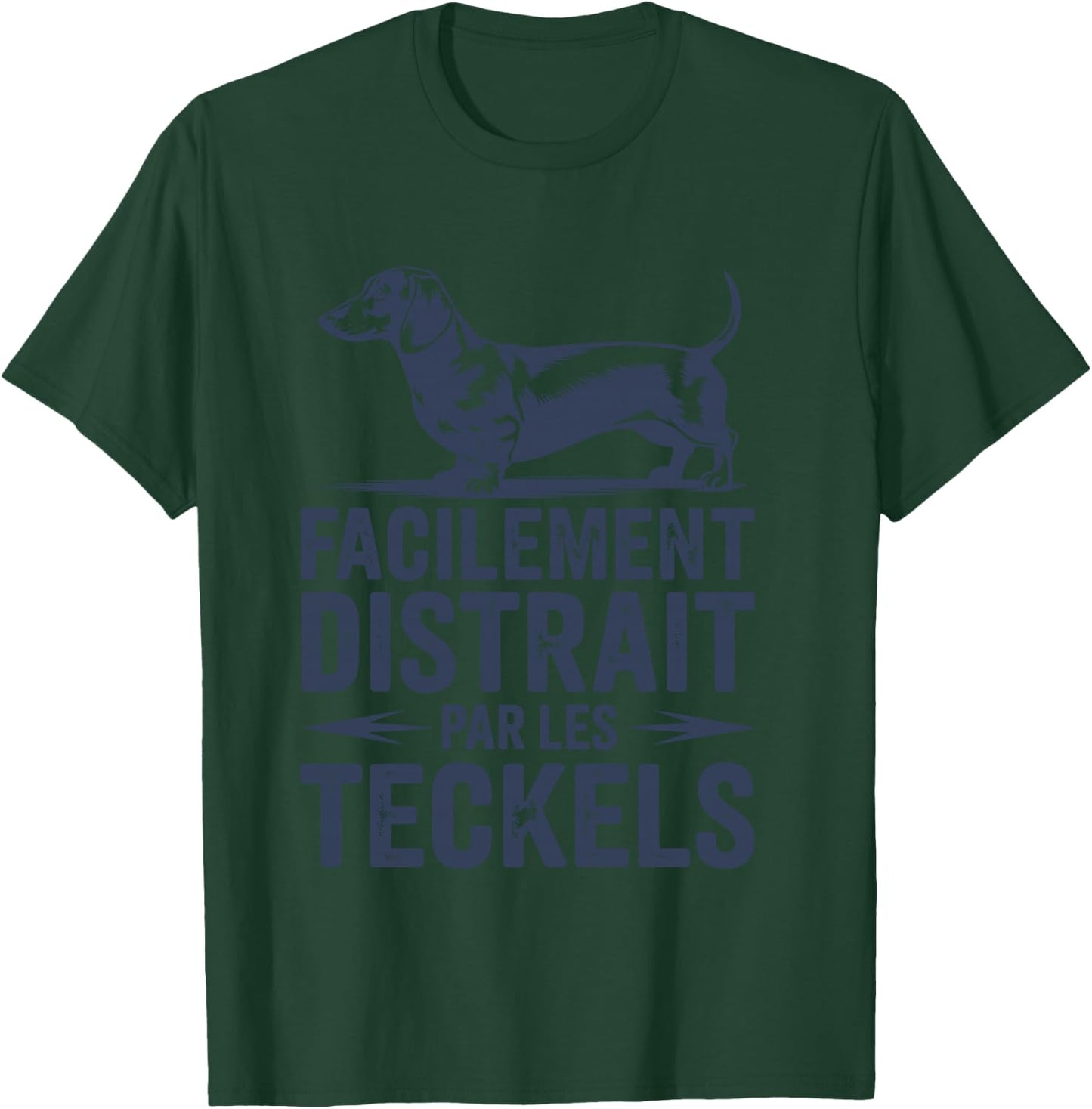 Humour Dachshund Dog Boy Man Distracted by Dachshunds T-Shirt - T-Shirt | Forest