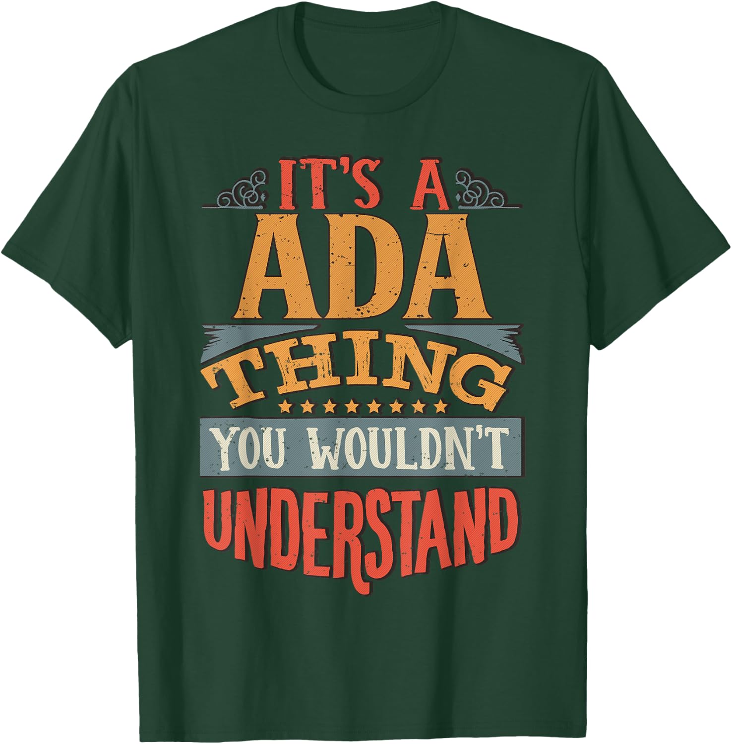 Ada Name T-Shirt - T-Shirt | Forest