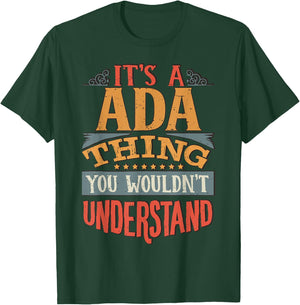 Ada Name T-Shirt - T-Shirt | Forest