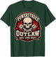 Powerstroke Outlaw Diesel Skull Graphic Fast Loud Dirty T-Shirt - T-Shirt | Forest