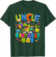 Uncle of The Birthday Boy Dinosaur T-Rex T-Shirt - T-Shirt | Forest