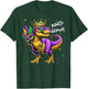 Mardi Gras T Rex Dinosaur Mardi Grawr Bead Costume Boys Kids T-Shirt - T-Shirt | Forest