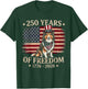 Shetland Sheepdog Dog 250 Years of Freedom USA Flag 4th July T-Shirt - T-Shirt | Forest