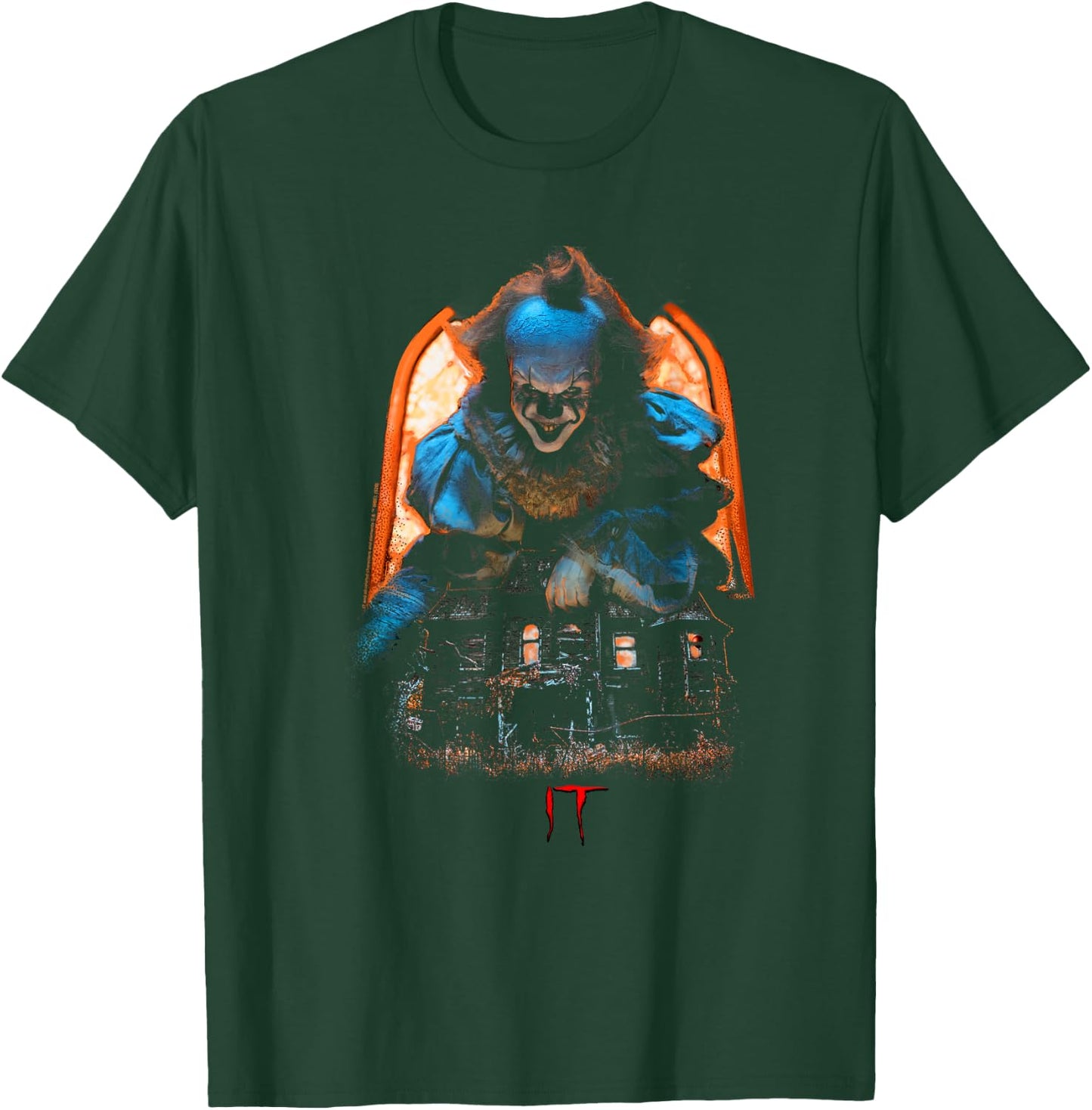 IT Pennywise Halloween Scary Poster T-Shirt - T-Shirt | Forest