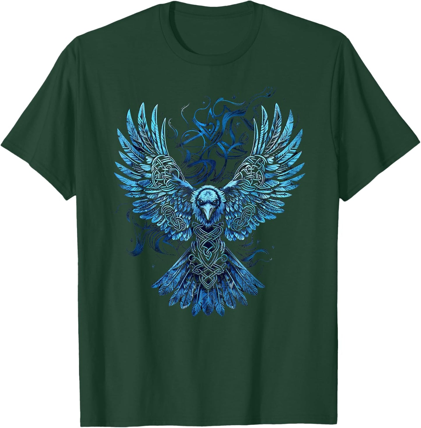 Odin's Raven Viking Valhalla Viking Mythology T-Shirt - T-Shirt | Forest