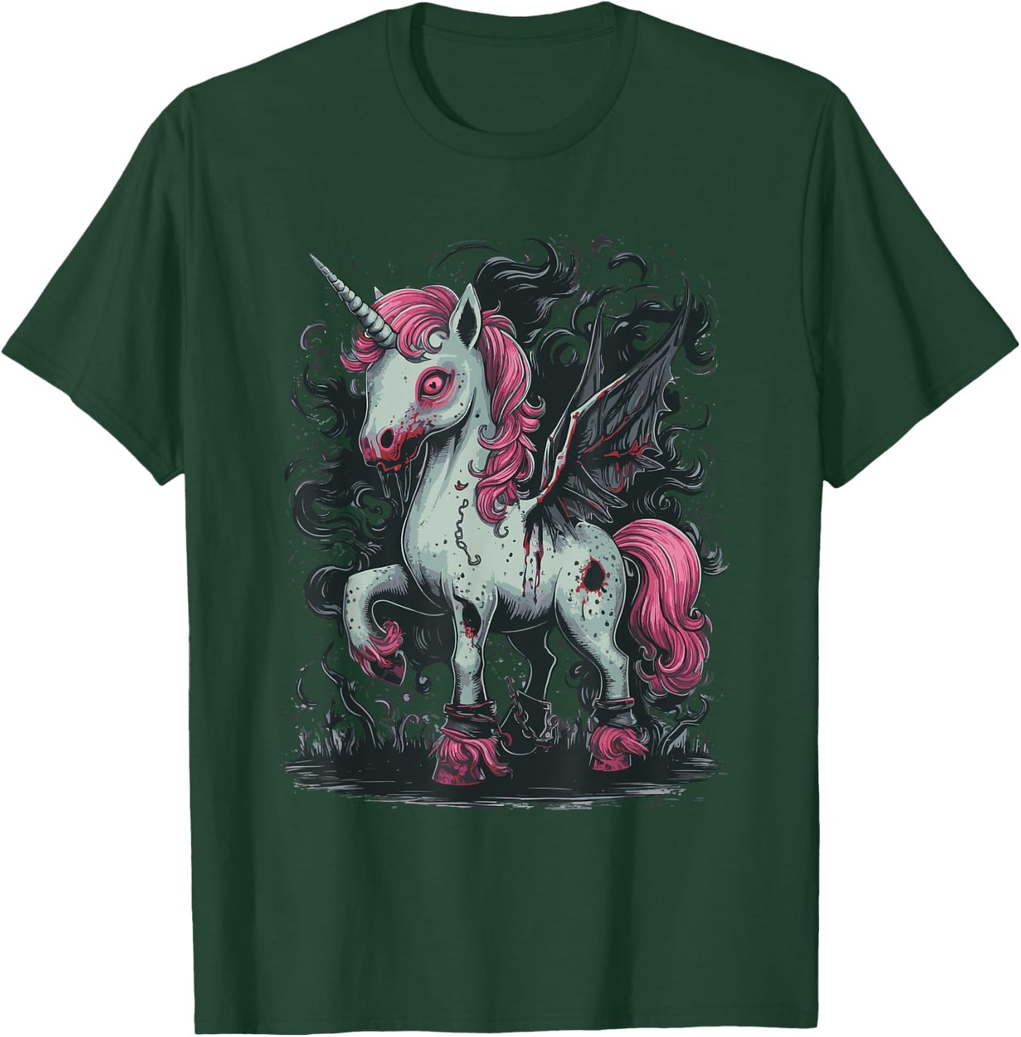 Unicorn Zombie T-Shirt - T-Shirt | Forest