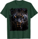 Pop Art Panther Black T-Shirt - T-Shirt | Forest