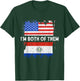 Paraguay Flag I'm Both Of Them USA Paraguayan Pride T-Shirt - T-Shirt | Forest