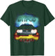Back To The Future 35th BTTF-35 DeLorean Headlights T-Shirt - T-Shirt | Forest