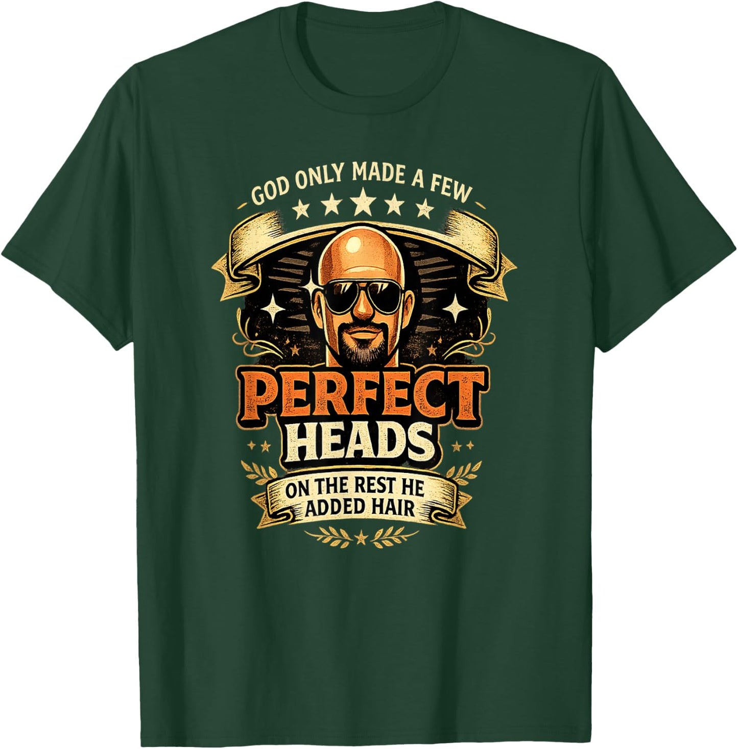 Just Another Bald Guy Funny Men Humor T-Shirt - T-Shirt | Forest