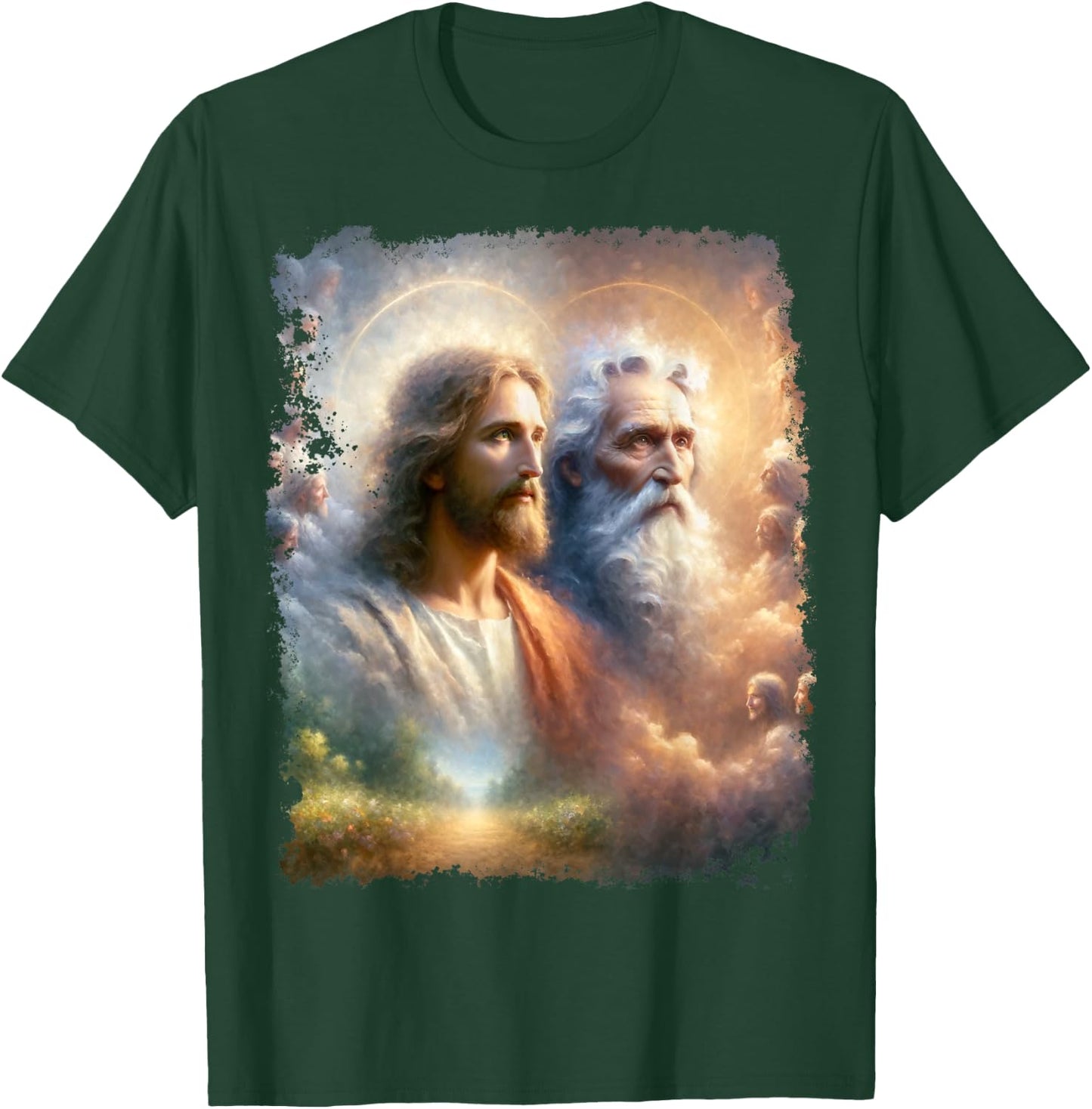 God and Jesus Christ T-Shirt - T-Shirt | Forest