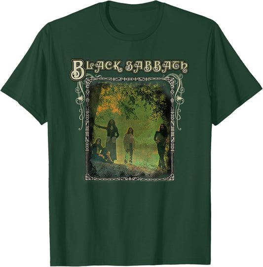 Black Sabbath Band Garden Photo T-Shirt - T-Shirt | Forest