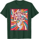 Save Peace and Love Retro Hippie Dove Floral Style 70s , Black, S T-Shirt - T-Shirt | Forest