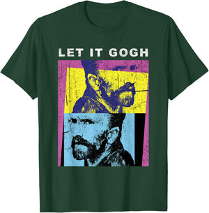 Let it Gogh Ästhetisches – Van Gogh Vintage Grafik T-Shirt - T-Shirt | Forest