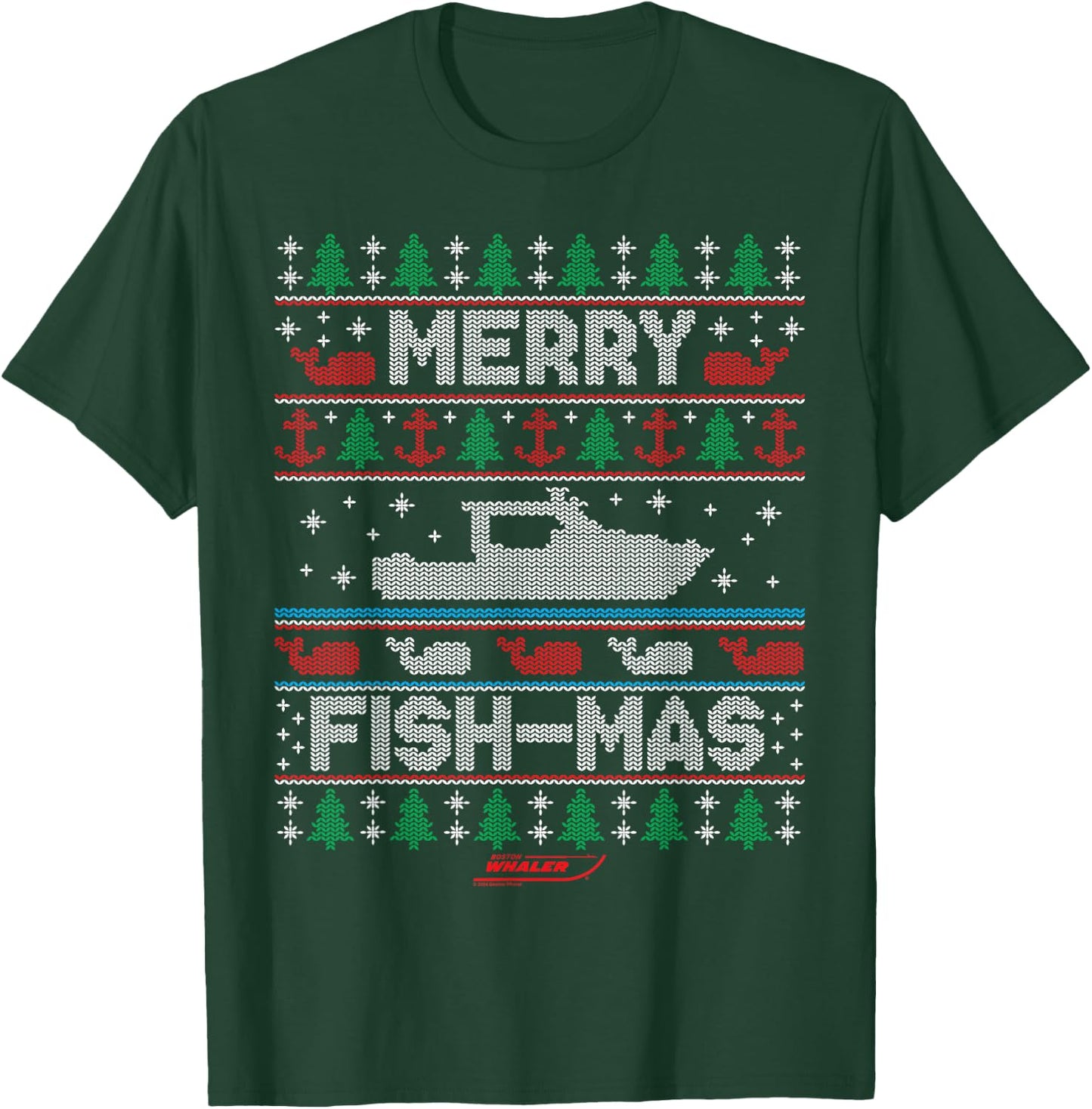 Christmas On a Whaler T-Shirt - T-Shirt | Forest