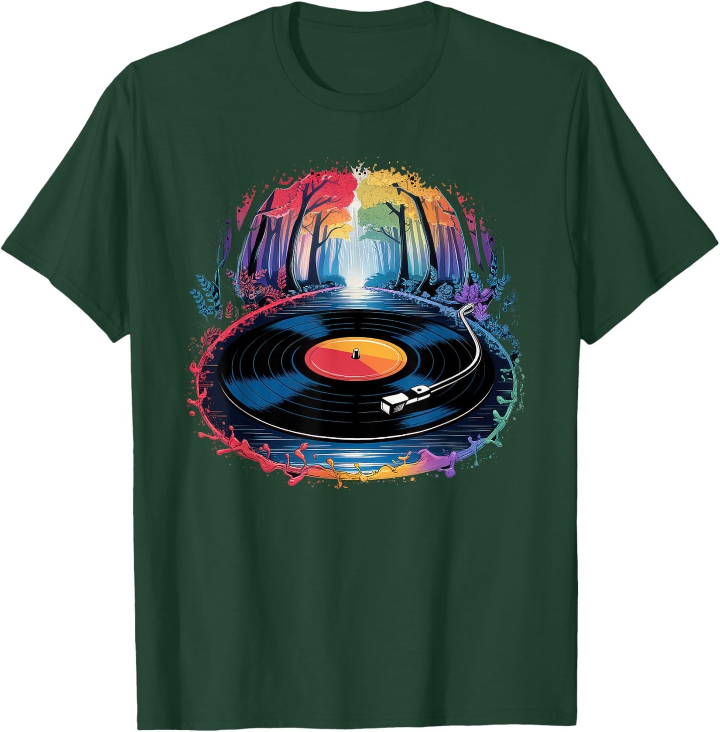 Vinyl Vinyl Switch Turntable Vintage Platinum T-Shirt - T-Shirt | Forest