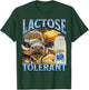 Lactose Tolerant Funny IBS Meme Bootleg Graphic T-Shirt - T-Shirt | Forest