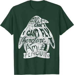 Penguins Can Not Fly, I Can Not Fly I Am A Penguin T-Shirt - T-Shirt | Forest