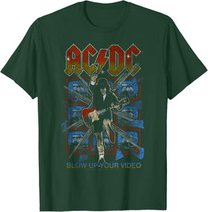 Offizielle AC/DC Blow Up Your Video Rockmusik Band Logo T-Shirt - T-Shirt | Forest