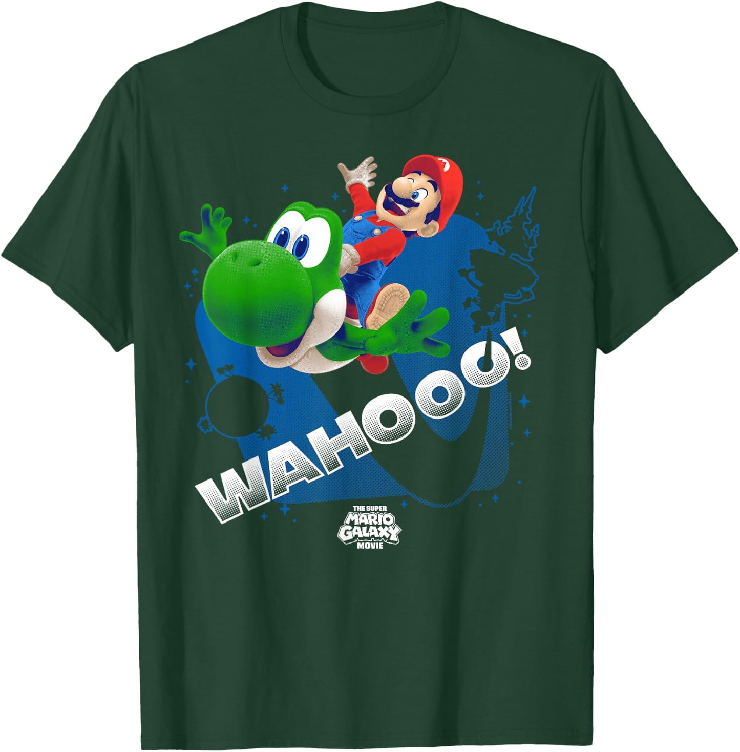 The Super Mario Galaxy Movie Wahoo Star Ride Journey T-Shirt - T-Shirt | Forest
