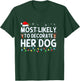 Most Likely to Decorate Her Dog Family Christmas Pajamas T-Shirt - T-Shirt | Forest