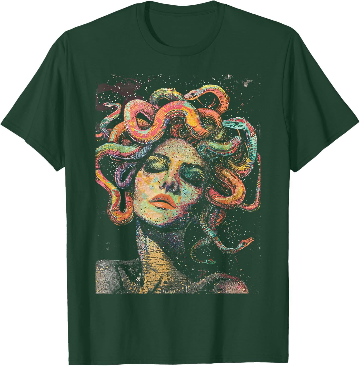 Medusa Gorgon Greek Mythology T-Shirt - T-Shirt | Forest