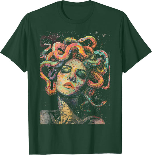 Medusa Gorgon Greek Mythology T-Shirt - T-Shirt | Forest