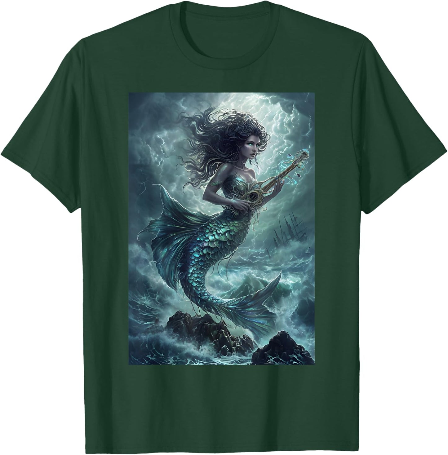 Mermaid Legend Mythology Myth T-Shirt - T-Shirt | Forest