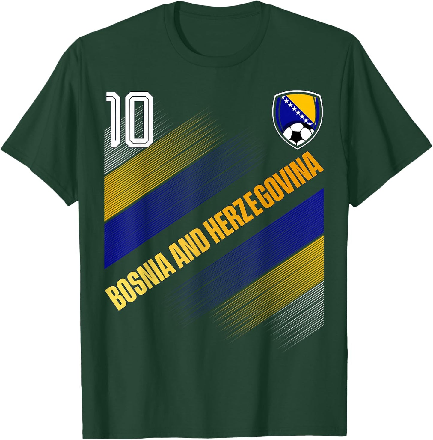 Bosnia and Herzegovina Flag Bosnian Pride Lovers T-Shirt - T-Shirt | Forest