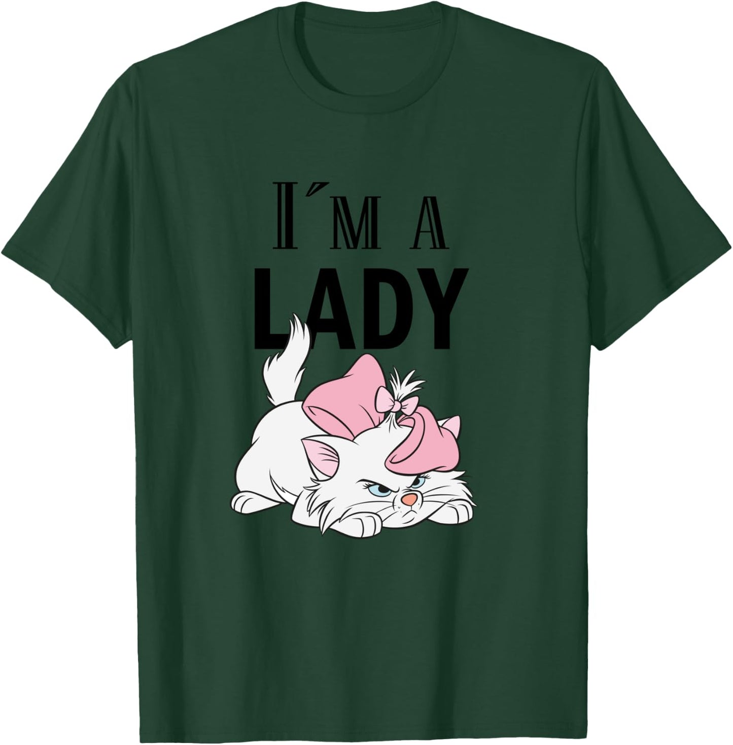 Aristocats, I'm a Lady Cat , Blue, S T-Shirt - T-Shirt | Forest