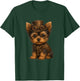 Steampunk Yorkie Dog - Yorkshire Terrier Mechanical Art T-Shirt - T-Shirt | Forest