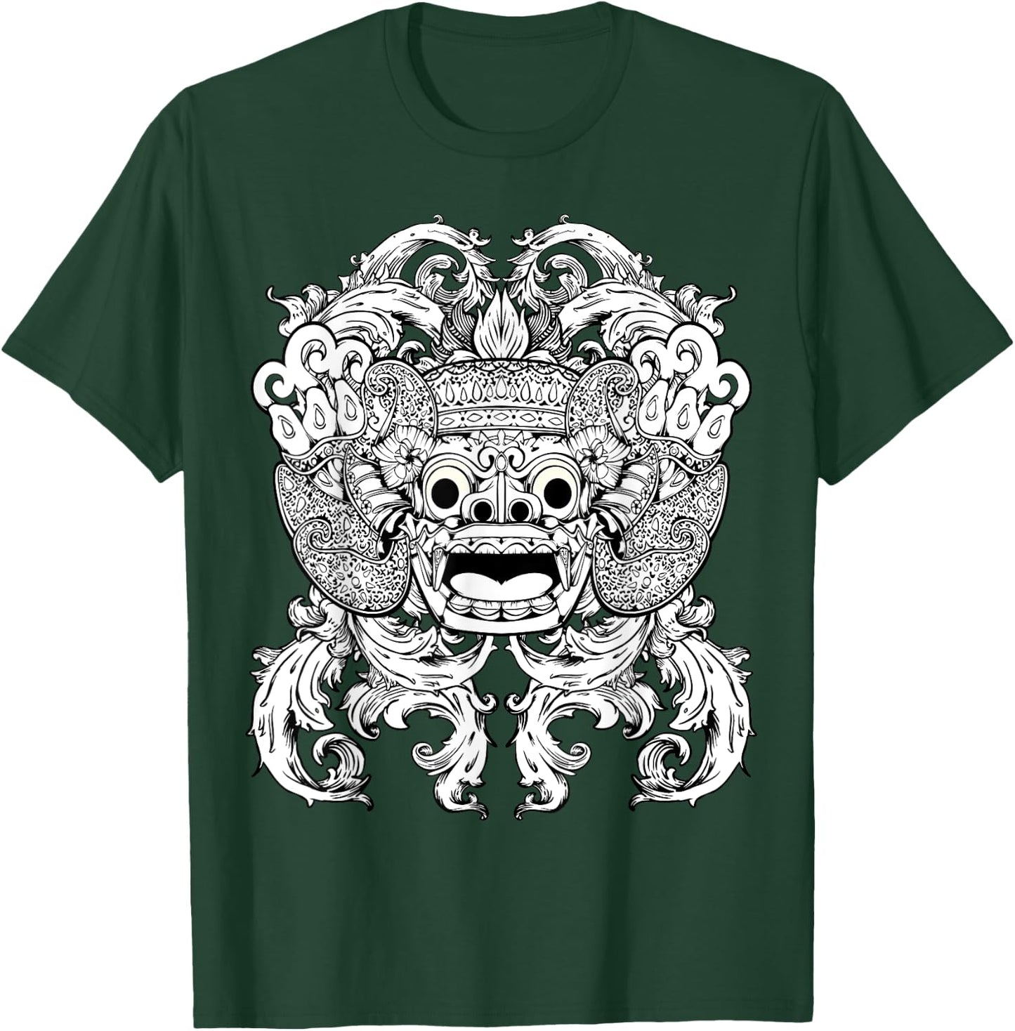 Barong Bali Indonesia Balinese Culture Dance Character Hindu T-Shirt - T-Shirt | Forest