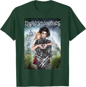 Edward Scissorhands Anniversary Movie Art Kim and Edward , Black, S T-Shirt - T-Shirt | Forest