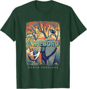 Asheboro North Carolina NC Zoological Wonders SD216 T-Shirt - T-Shirt | Forest