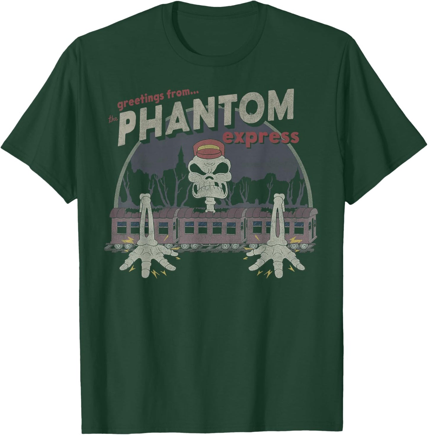 Cuphead Greetings from The Phantom Express T-Shirt - T-Shirt | Forest