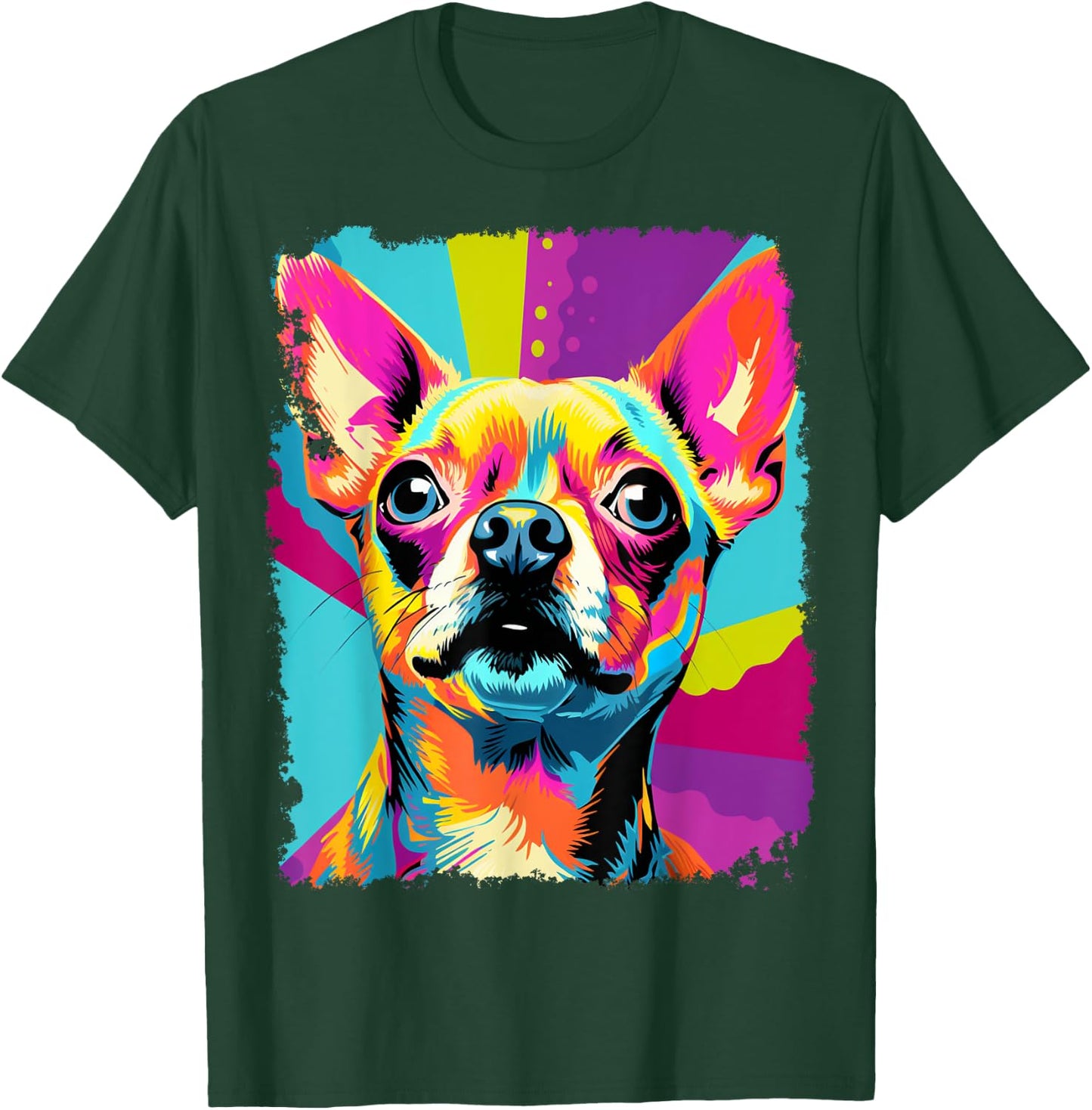 Pop Art Chihuahua T-Shirt - T-Shirt | Forest