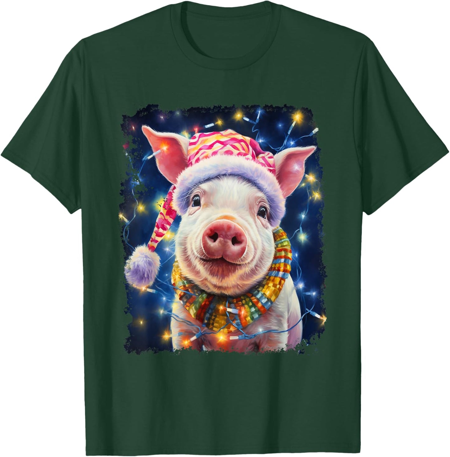 Christmas Pig T-Shirt - T-Shirt | Forest