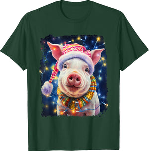 Christmas Pig T-Shirt - T-Shirt | Forest