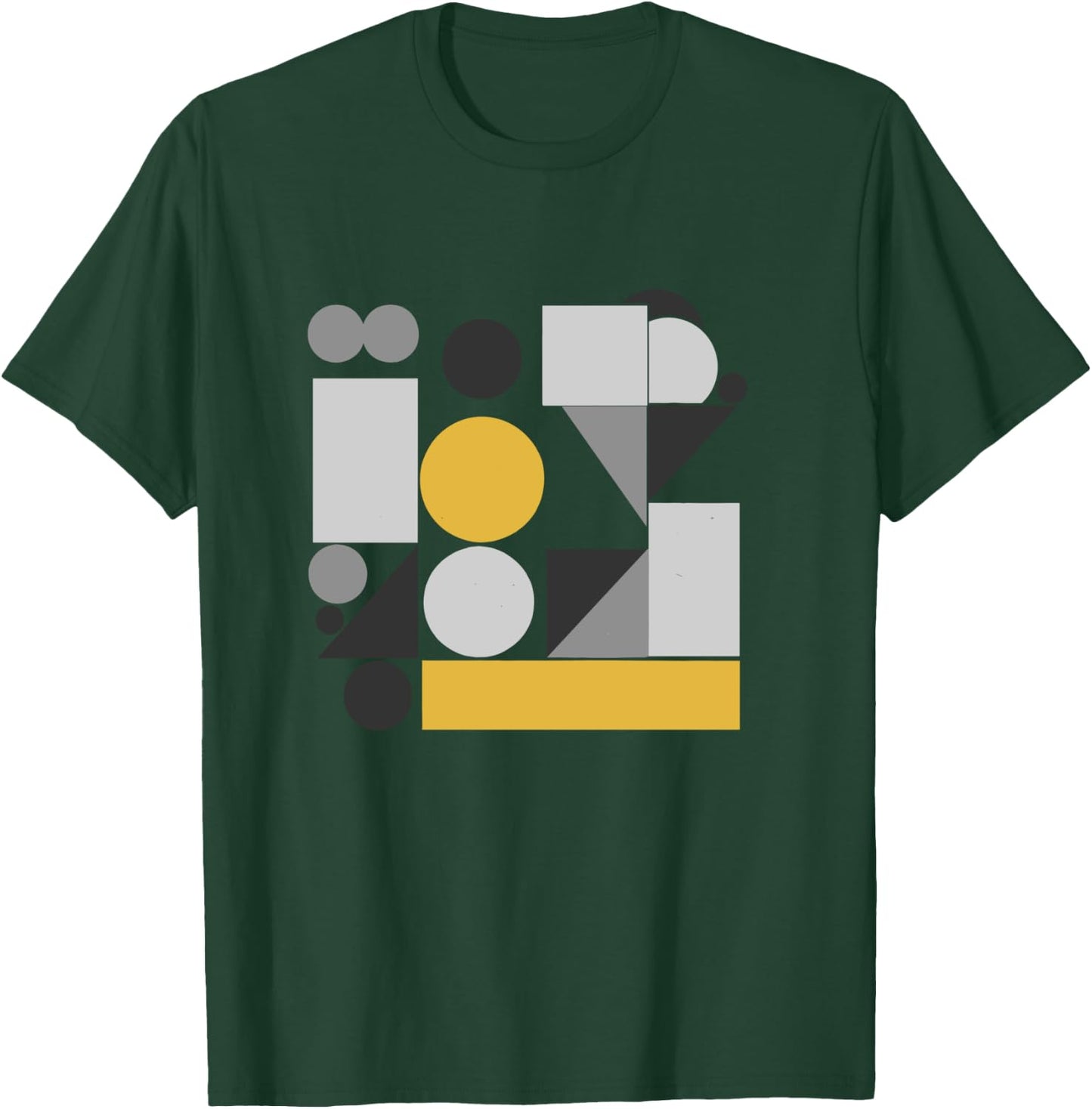 Abstract Art Geometric Pattern Mosaic Manche Longue T-Shirt - T-Shirt | Forest