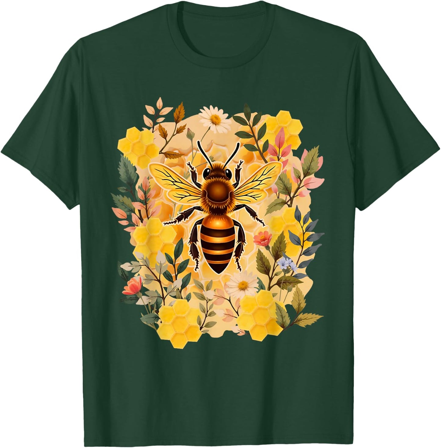 Beekeeper Beekeeper Bees Flowers & Wax Beekeeping , Black, S T-Shirt - T-Shirt | Forest