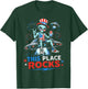 This Place Rocks Alien UFO Area 51 Men Women Kids 4th July T-Shirt - T-Shirt | Forest