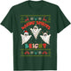 Making Spirits Bright Spooky Ugly Christmas Sweater T-Shirt - T-Shirt | Forest