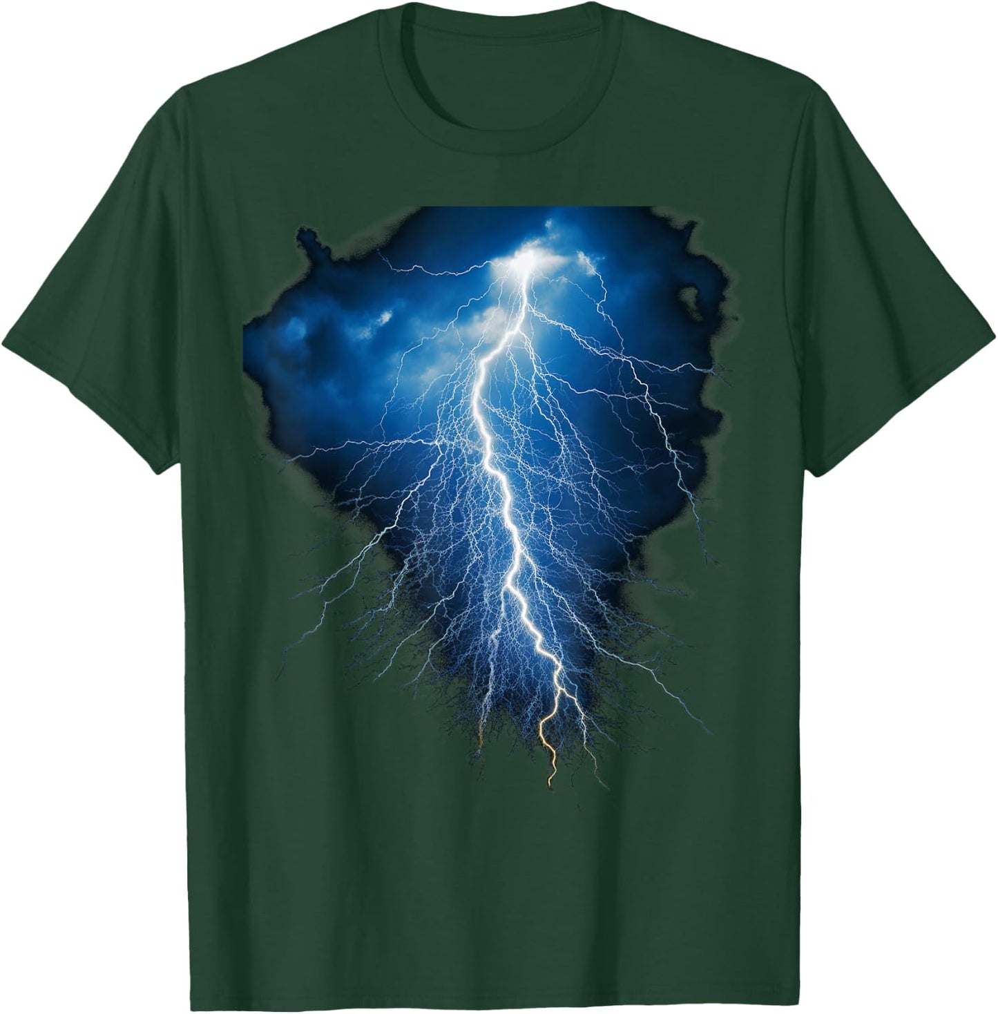 BLITZ: Donner, Blitz und Blitz, Sturm, Wolkenschläge T-Shirt - T-Shirt | Forest