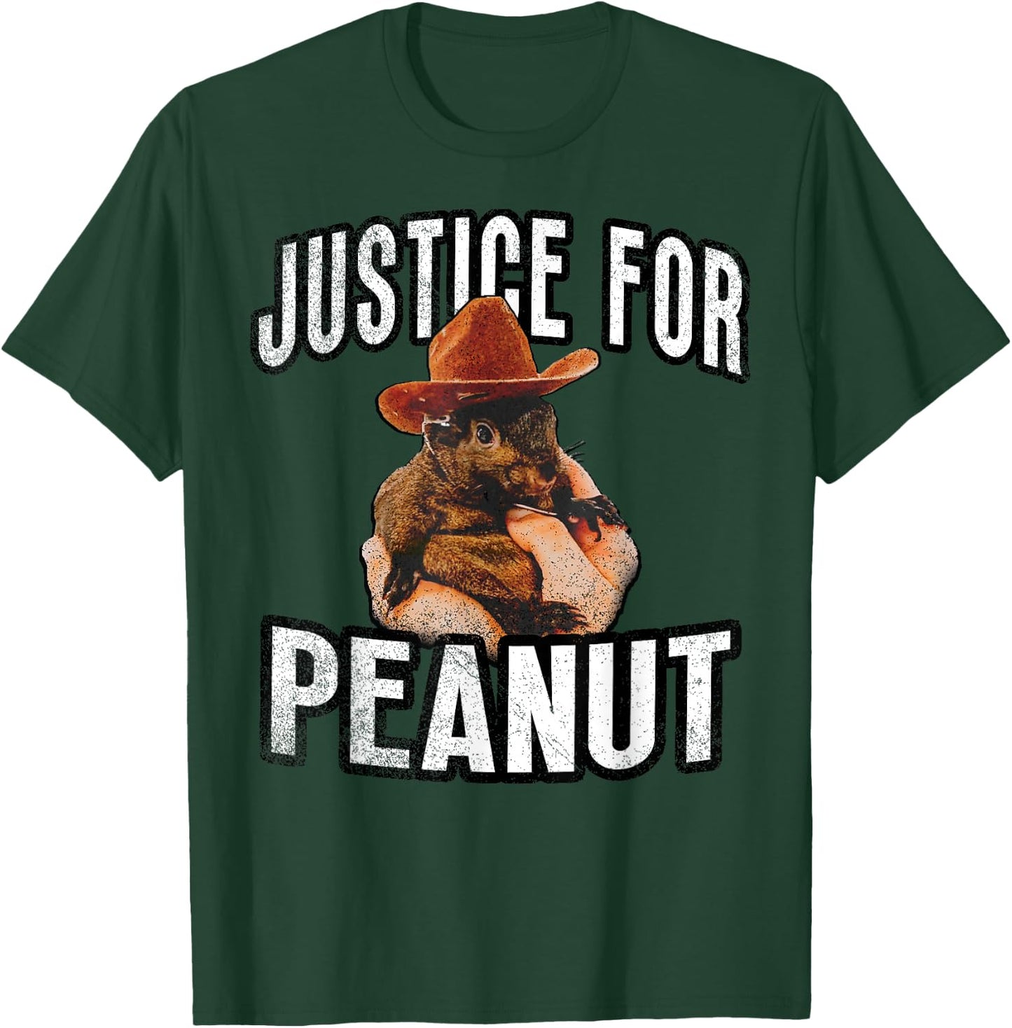 Justice for Peanut The Squirrel - Peanut Squirrel T-Shirt - T-Shirt | Forest
