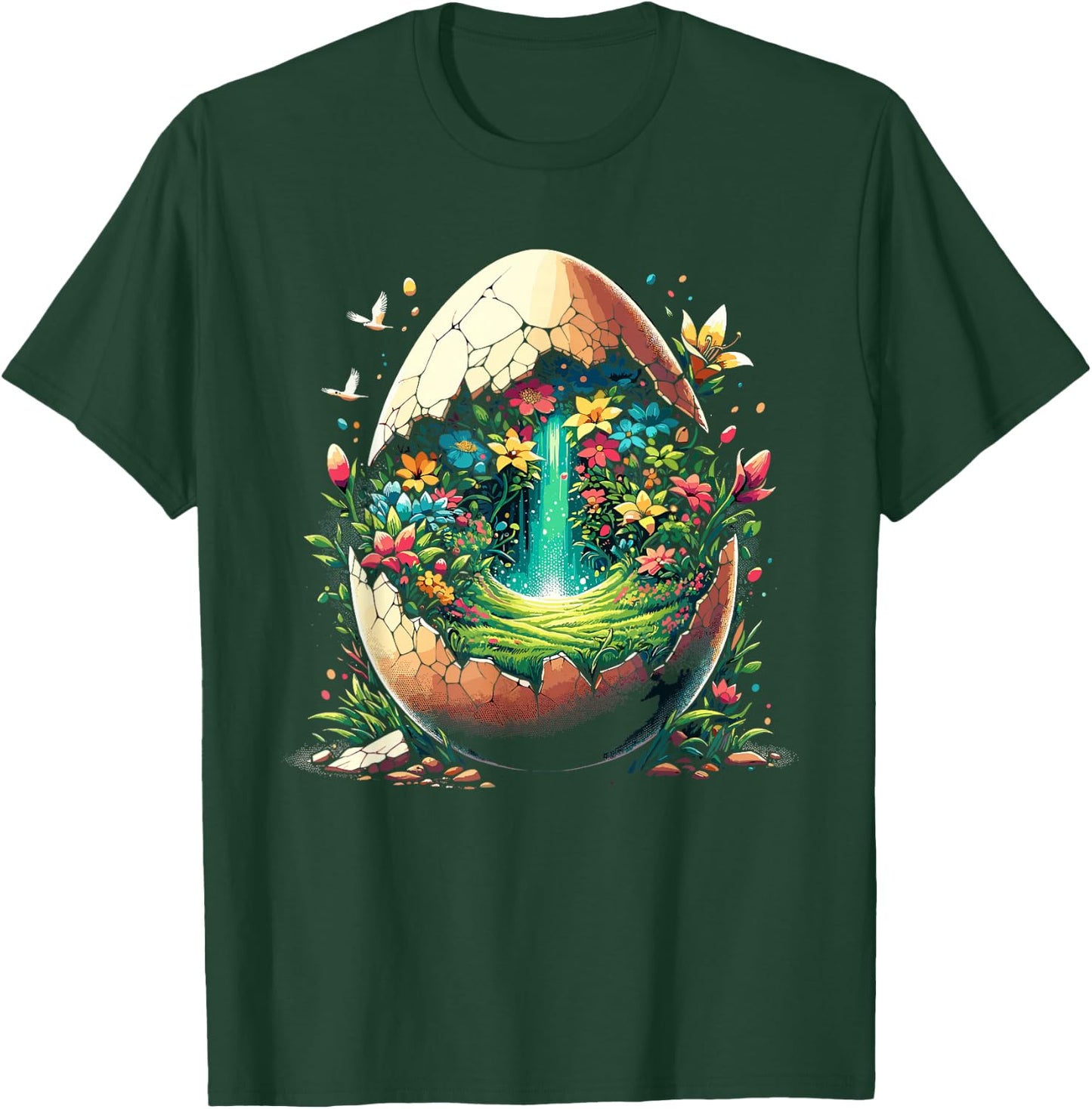 Easter Ostara Eostre Pagan Witchcraft Spring Moon T-Shirt - T-Shirt | Forest