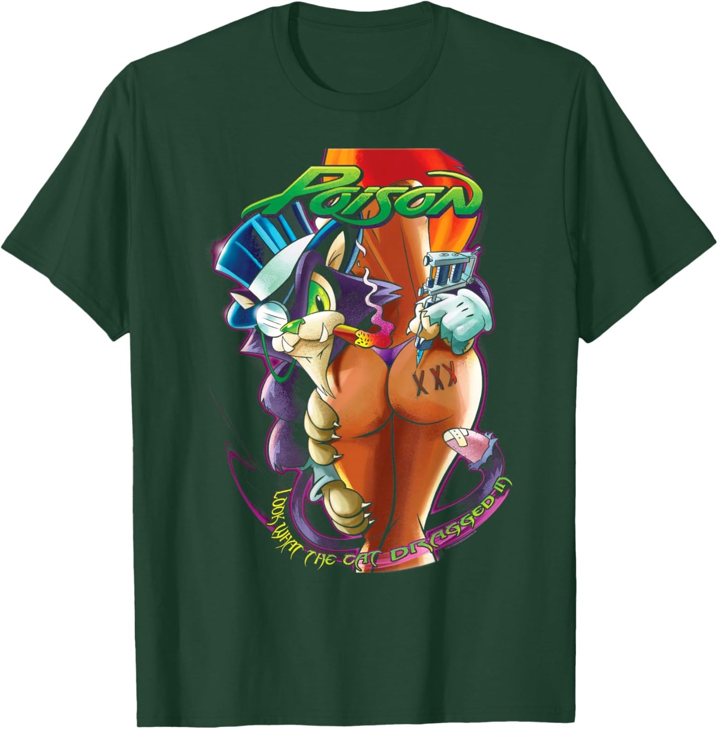 Poison - Tattoo Artist T-Shirt - T-Shirt | Forest