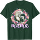 Flowers Mom Cute Baby Manatee - Sea Animal Mama Mother's Day T-Shirt - T-Shirt | Forest