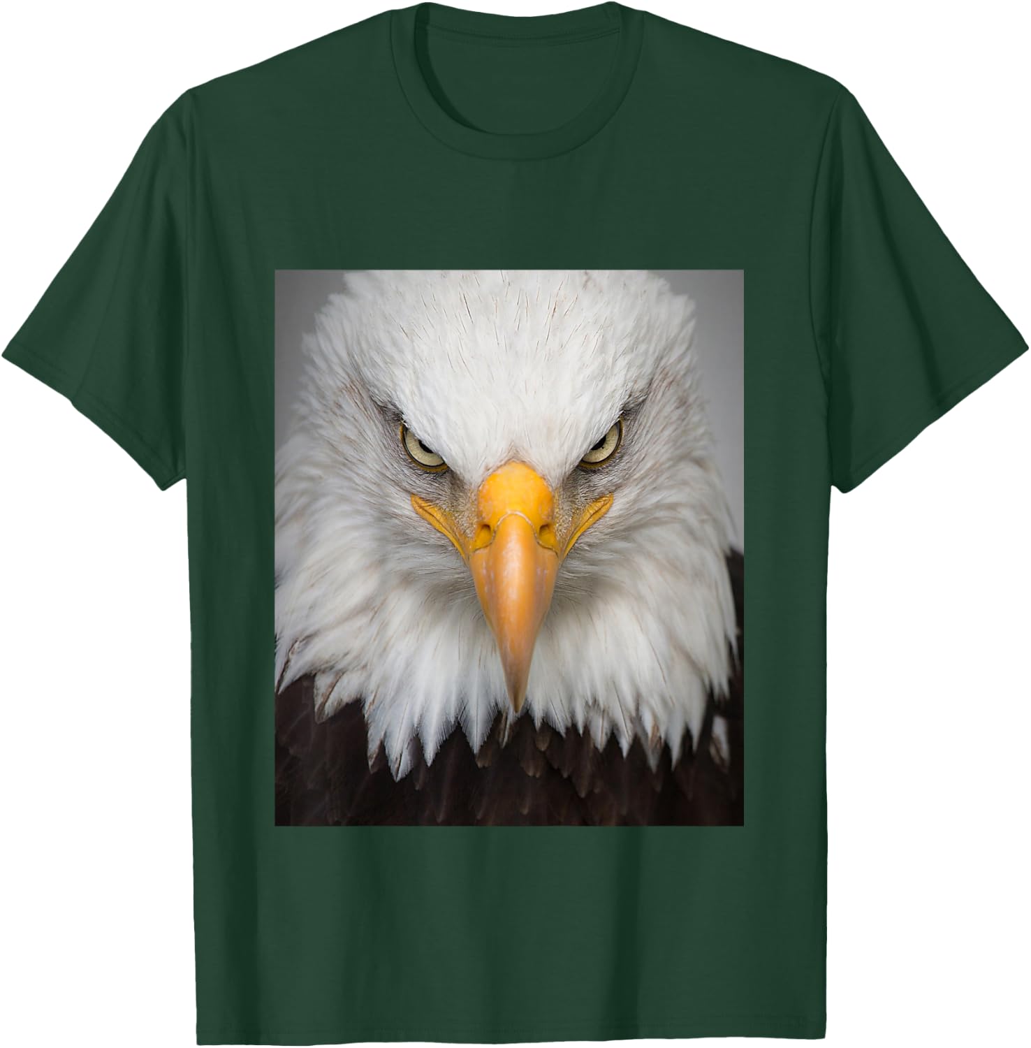 Kids Patriotic USA American Bald Eagle T-Shirt - T-Shirt | Forest